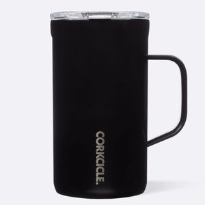 🆕 Corkcicle Matte Black Travel Coffee Mug 22oz